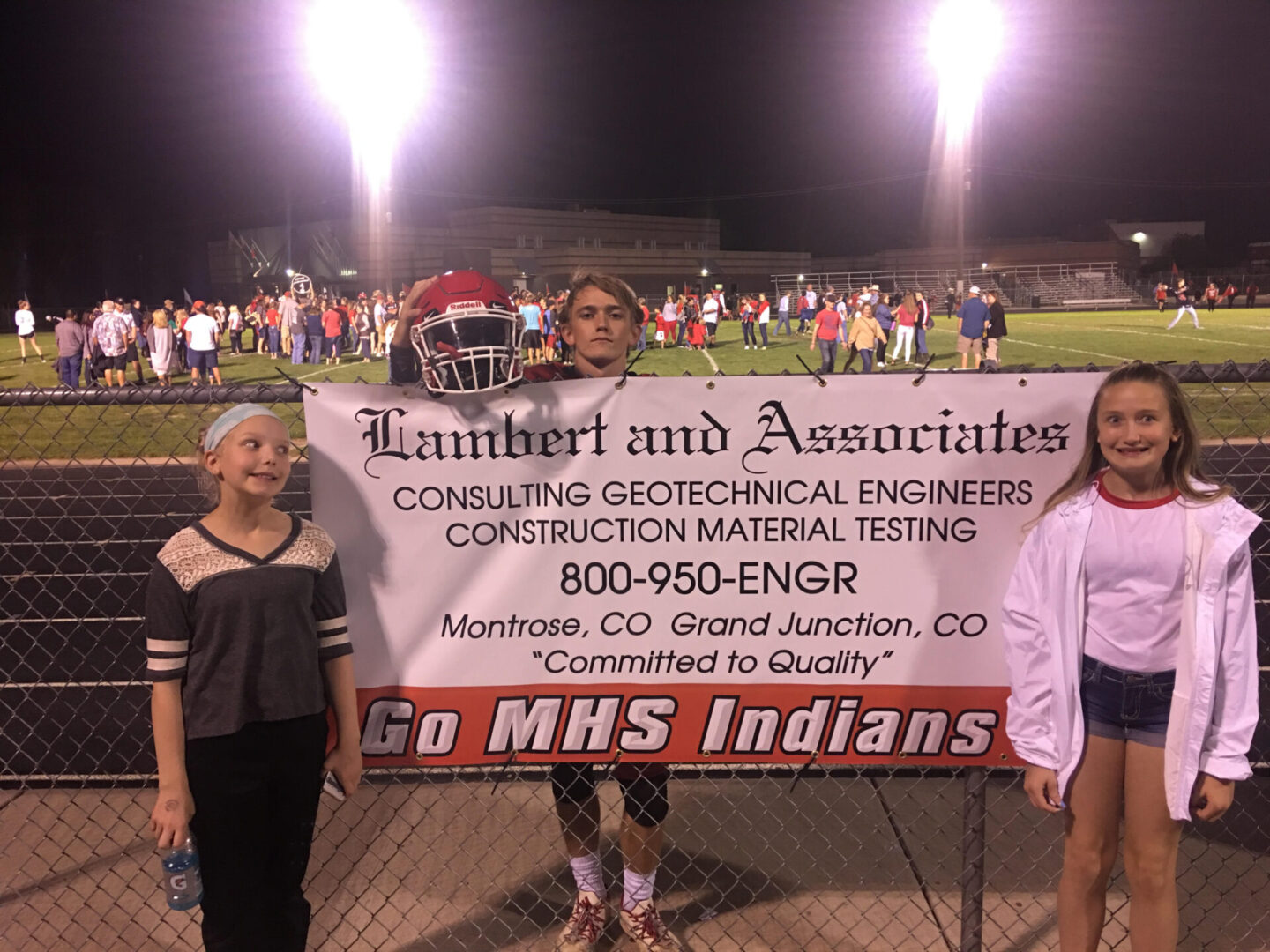 L&A MHS Boosters Support Banner
